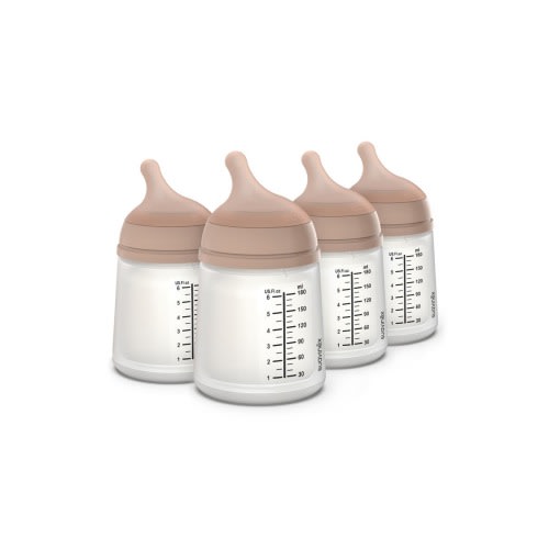 4-Pack Adaptable Flow Small Anti-Colic Bottles, One Size