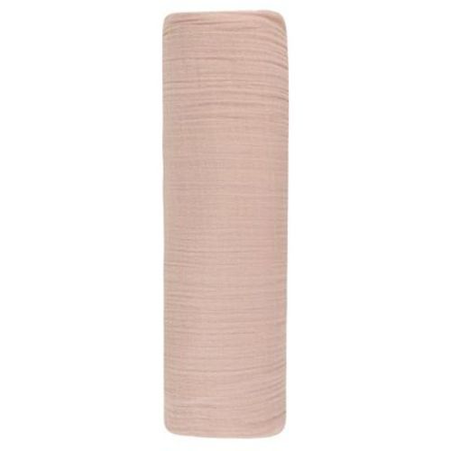 Ely's & Co. Cotton Muslin Swaddle Blanket Rosewater Pink 1 Pack