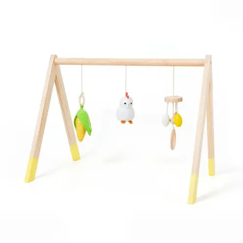 Little Big Friends Wooden Activity Arch - Farm Friends | TJsKids | TjsKids.com