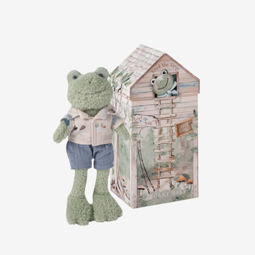 Fred the Frog Boxed Plush Toy GREEN / O/S