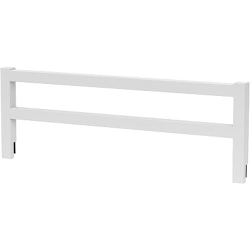 CC KITS Safety Guard Rail for Baby, Kids, and Children - Solid Wood Safety Bed Rail for Toddlers - Easy Installation - Premium Protection for Bunk, Twin, Full, Queen and King Size Beds - (White)