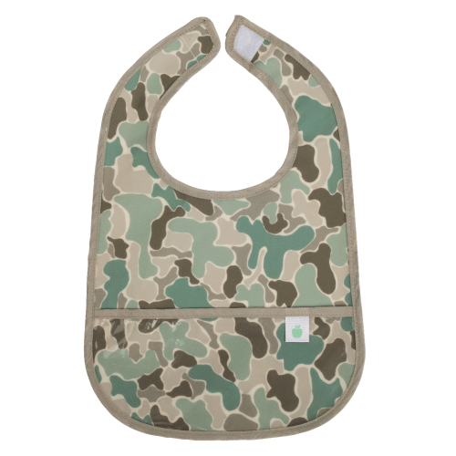 The Wipe It Bib in Camo