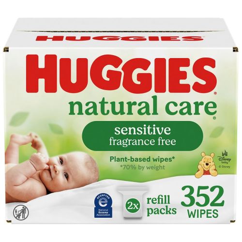 Huggies Natural Care Sensitive Baby Wipes Fragrance Free, 352 | Walgreens