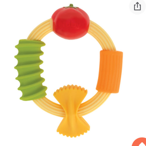 Pasta Silicone Teething Ring