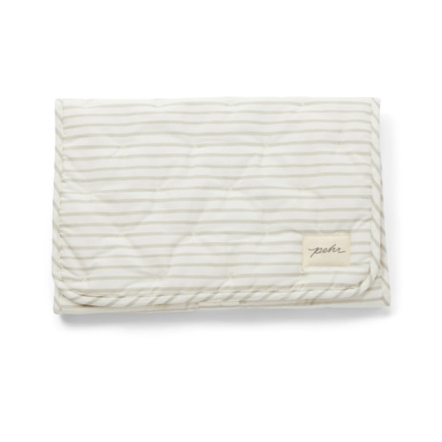 Striped On the Go Portable Changing Pad