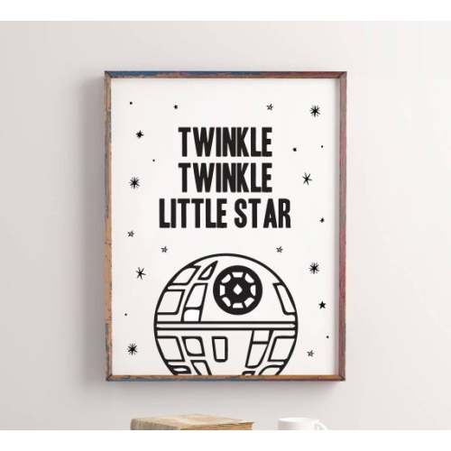 Kids Wall Art Death Star Print Kids Bedroom Print Playroom - Etsy