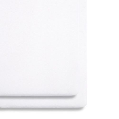Snuz Twin Pack Bassinet Sheets - White