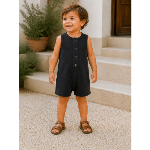 Charcoal Speckle / Ribbed Shortie