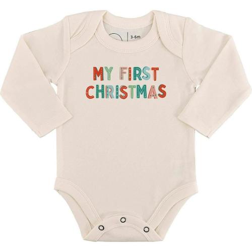 Organic Cotton Graphic Bodysuit | My First Christmas