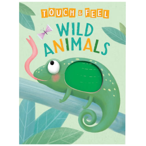 Wild Animals: A Touch and Feel Book - Children's Board Book - Educational