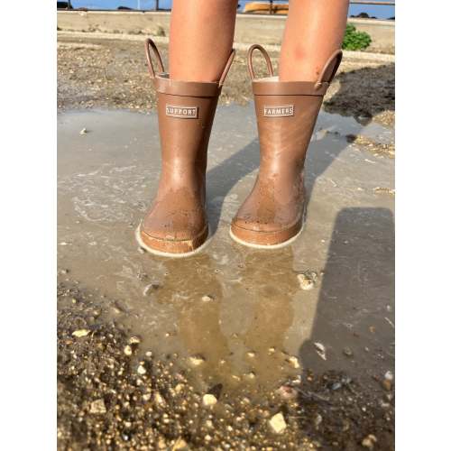 ‘SUPPORT FARMERS’ Youth/Toddler Boots
