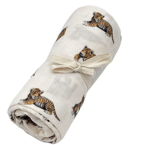 Milinane Blanket in organic cotton muslin | White