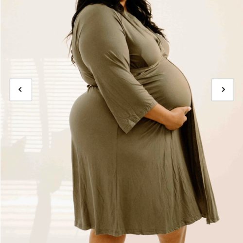 Lila Labor & Postpartum Gown in Sage