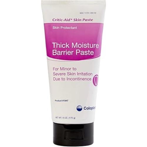 Coloplast Critic-Aid Skin Paste Skin Protectant Thick Moisture Barrier Paste, 6 Ounce (Each) Item 1947