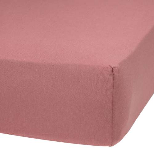 Drap Contour pour Lit de Bébé - Bambou - Framboise