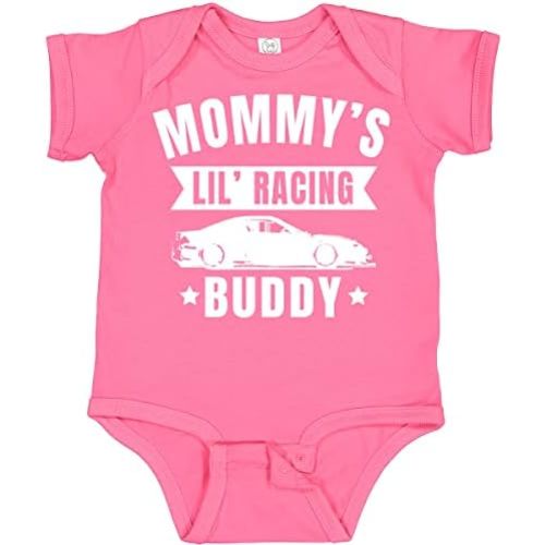 inktastic Mommys Lil Racing Buddy Baby Bodysuit