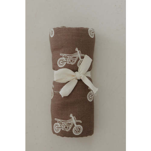 Muslin Swaddle | Dirt Bike – forever french baby