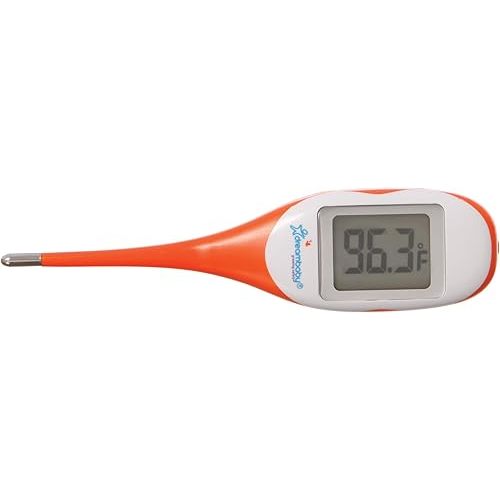 Dreambaby Rapid Response Digital Thermometer with Fever Alert, Orange