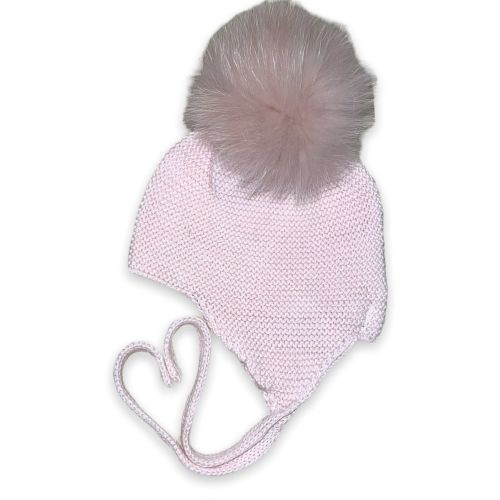 Mi Lucero Pink Fur Pom Tie Hat – Persnickety Shop