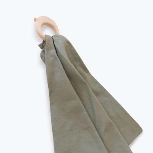 WildBird Acadian - Linen + Maple Ring Teether