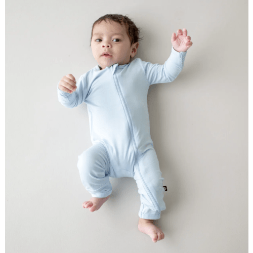 Zippered Romper in Breeze