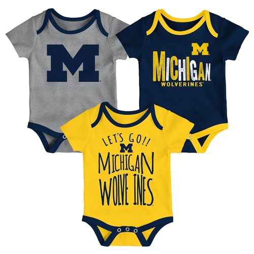 Gen 2 NCAA Michigan Wolverines Newborn & Infant Little Tailgater Bodysuit, 6-9 Months, Dark Navy