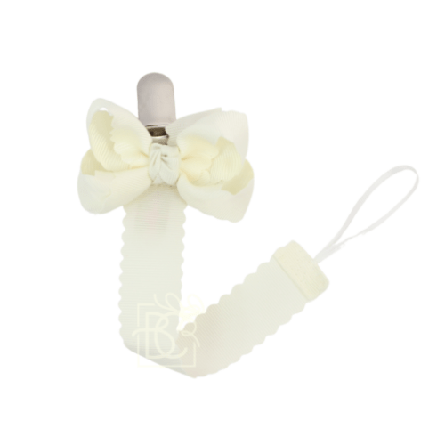 Satin Double Knot Bow on Clip