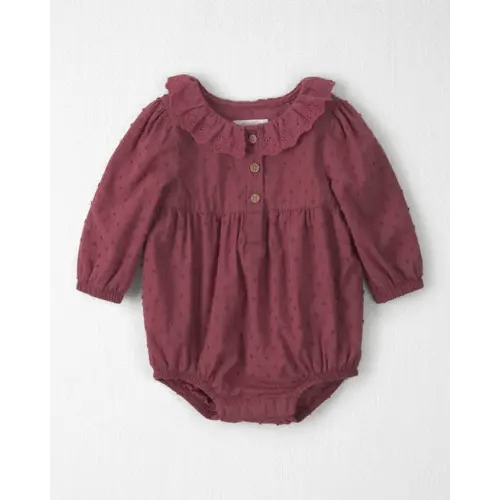 Baby Girl Organic Cotton Prairie Bubble - Little Planet | Carter's