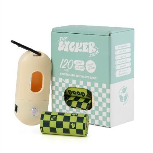 THE LICKER STORE The Licker Store Extra Thick Leak Proof Unscented Biodegradable Dog Poop Bags