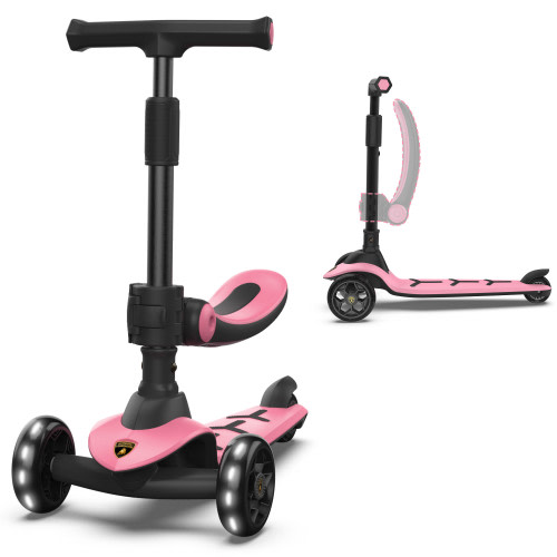 Toddler Tough - Lamborghini Scooter - Pink