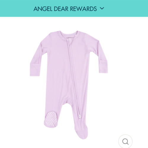 2 Way Zipper Footie - Solid Winsome Orchid