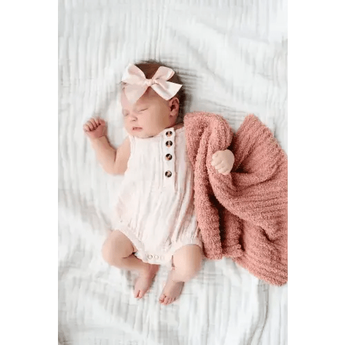 Cloud Muslin™ Bubble Romper - Blush