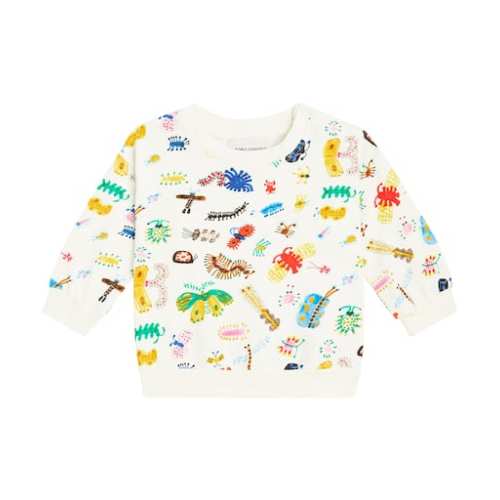 Baby printed cotton-blend jersey sweatshirt