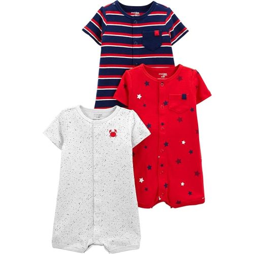 Simple Joys by Carter's Baby 3-Pack Snap-up Rompers