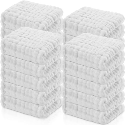 Breling 20 Pcs Baby Muslin Burp Cloth