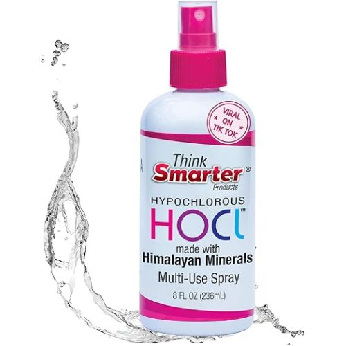 HOCL All-Purpose Cleaner with Hypochlorous Acid, All-Natural Surface Cleaner, & Skin Hydrator 8fl oz Clear Spray