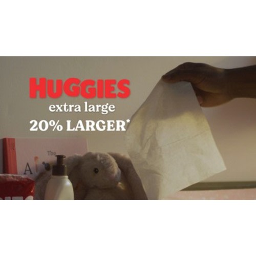 Huggies Unscented XL Baby Wipes - 378ct - 9pk