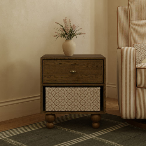 babyletto Astre Assembled Nightstand by Nate Berkus - Toffee