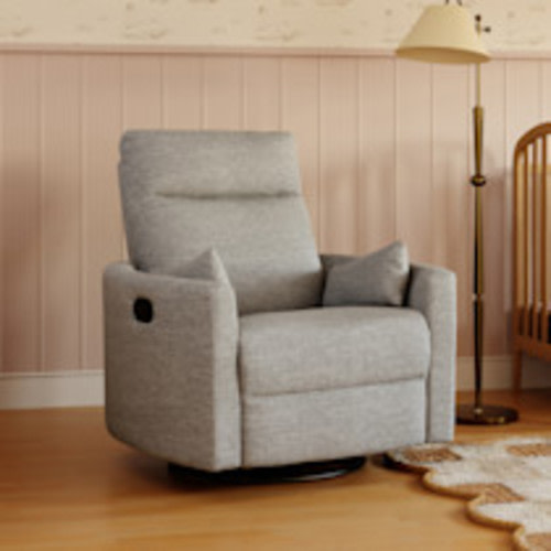 daVinci Atlas Manual Swivel Recliner - Frost Grey
