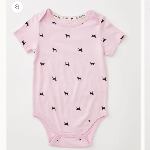 Lil Kids Mini Dog Print Onesie – The Black Dog