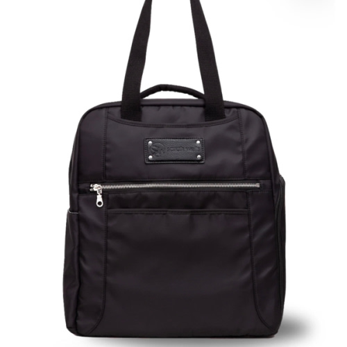 Kelly Breast Pump Backpack Black Classic and Spacious Pump Bag for Moms – Sarah Wells Bags