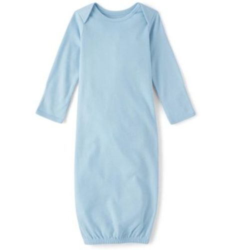 The Children's Place Baby Boys Long Sleeve Sleeper Gown Blue 0-3 M