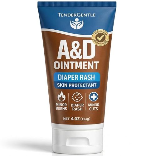 Vitamin A&D Ointment for Baby Diaper Rashes - 4 oz of A and D Ointment for Adults, Seniors, and Babies