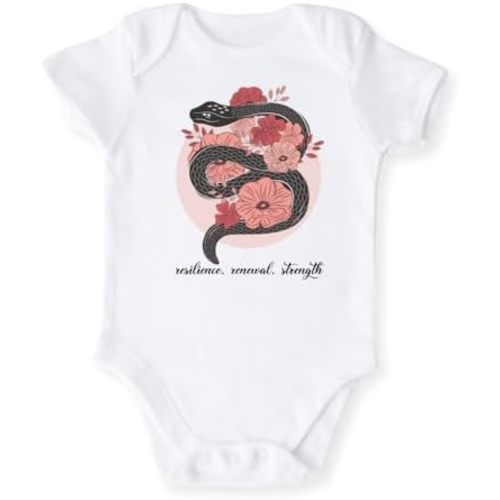 Resilience Snake Baby Bodysuit, Kids & Toddler T-Shirt – New Year Outfit for Baby Cute Snake Tee
