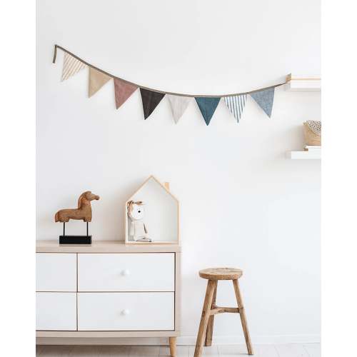 Linen bunting (Various colors)