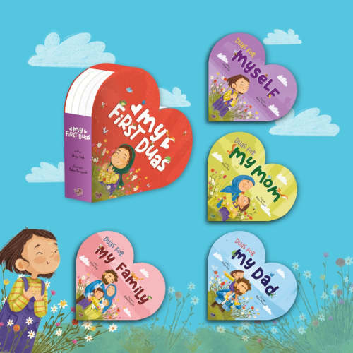 My First Duas – Islamic Dua Board Books for Kids | 4-Book Set