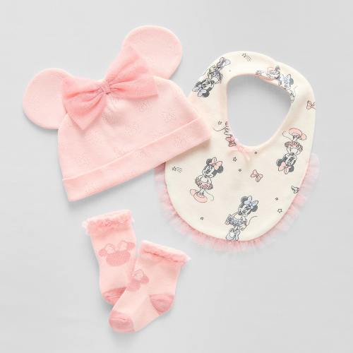 Disney Baby Girls 3-pc. Minnie Mouse Baby Gift Set, Color: Pink - JCPenney