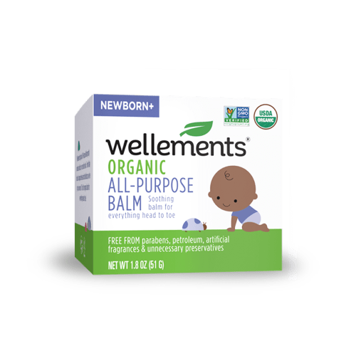 Organic All-Purpose Baby Balm for Babies & Infants w/ Chafed, Dry Skin