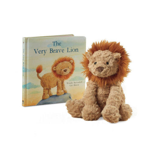 9-Inch Plush Lion and The Very Brave Lion Board Book