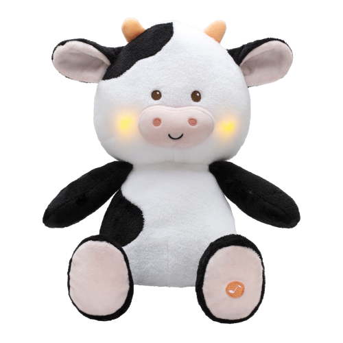 Magic Years 11 inch Light up Musical Cow Plush Animal Toy plays Twinkle Twinkle Little Star